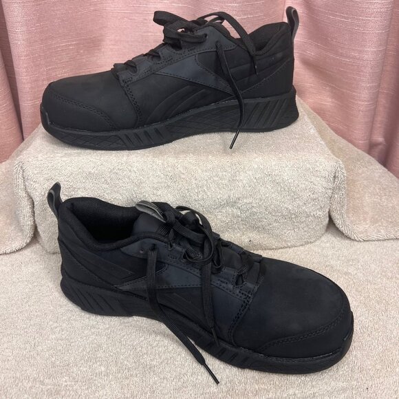 Reebok Mens Fusion Formidable Athletic Work Shoes Size 8 Black RB4300 ASTM F2413 - Picture 2 of 16